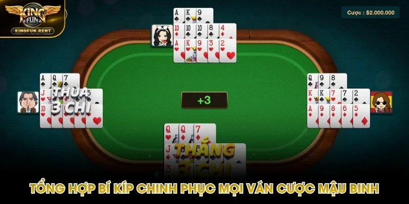 Bật mí kinh nghiệm chơi Mậu Binh thắng đậm